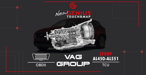 OBDII Solution for BOSCH ZF8HP AL450/AL551 mechatronics.