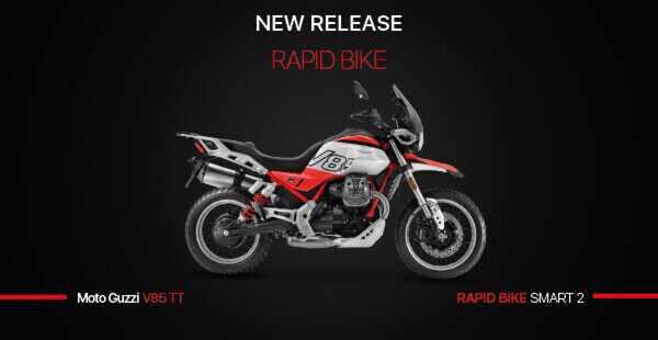 RAPID BIKE SMART2 AVAILABLE FOR MOTO GUZZI V85 TT