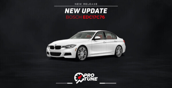 ProTune now supports BOSCH EDC17C76 on BMW Diesel engines