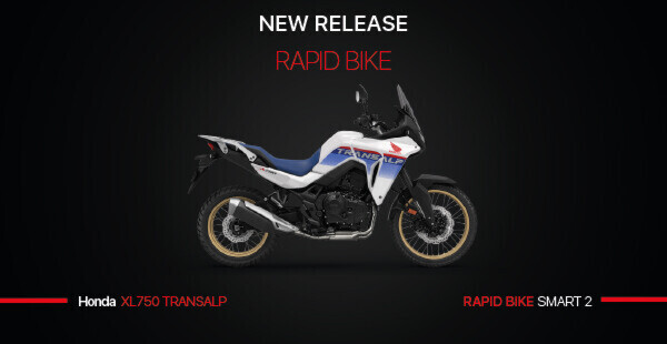 RAPID BIKE SMART2 AND HONDA XL750 TRANSALP: REDISCOVERING THE RIDING PLEASURE