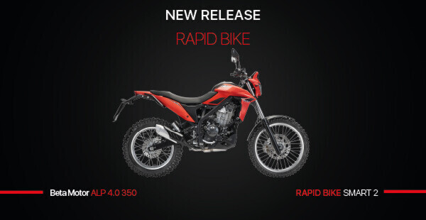 RAPID BIKE SMART 2: NEW APPLICATION FOR BETAMOTOR ALP 4.0 350