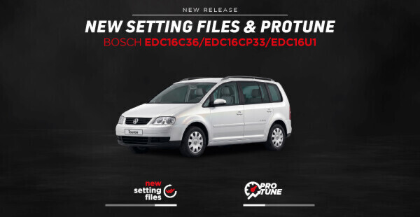Settings and Protune Update for Bosch EDC16 Diesel ECUs