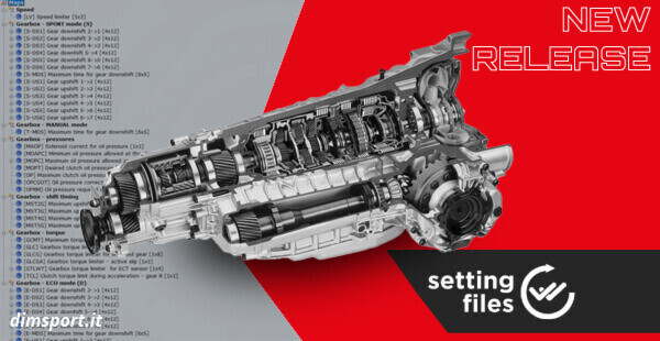 Updated settings for DSG TEMIC DL501 transmissions