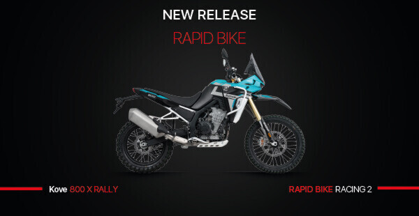 KOVE 800X RALLY 2025: THE SPARK FIRING THE DESIRE TO RIDE BEYOND THE LIMITS WITH RAPID BIKE RACING 2